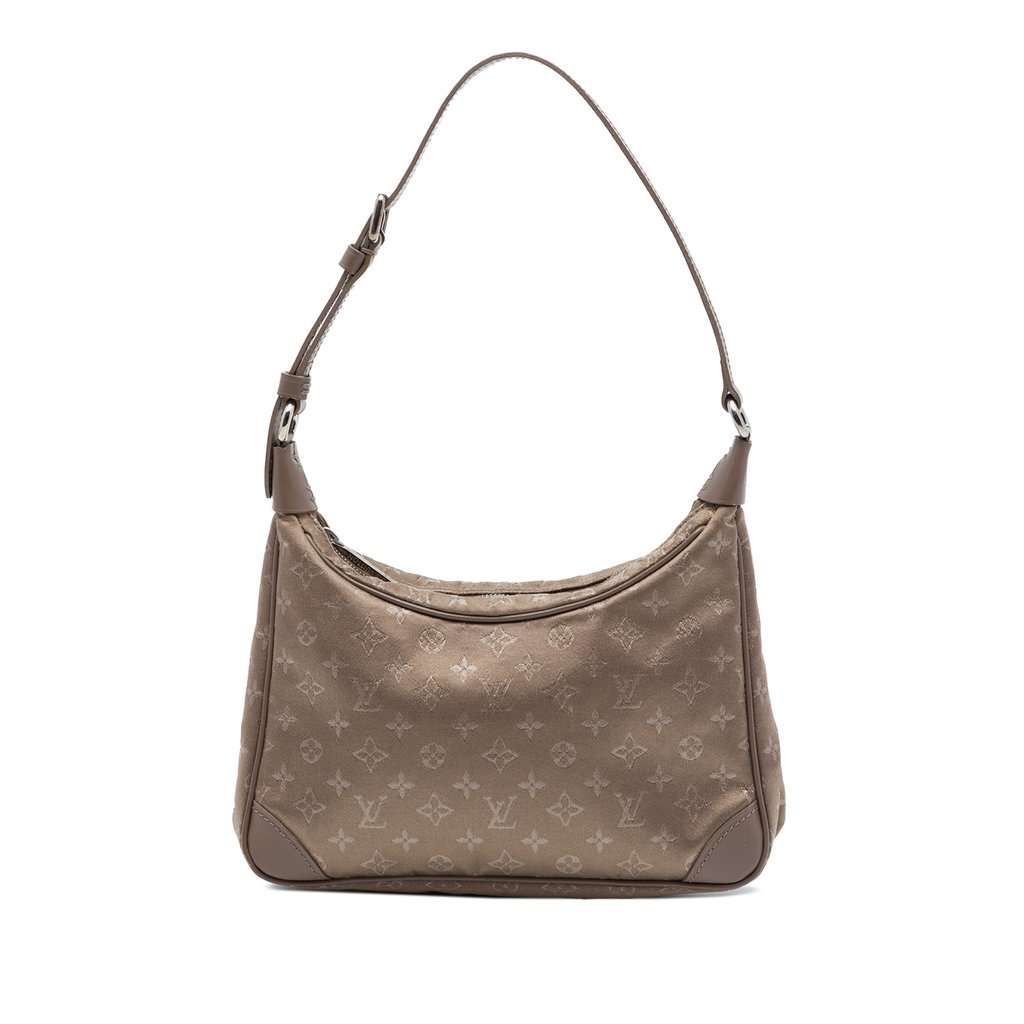 Louis Vuitton Monogram Mini Satin Boulogne Brown Very good condition - Front View