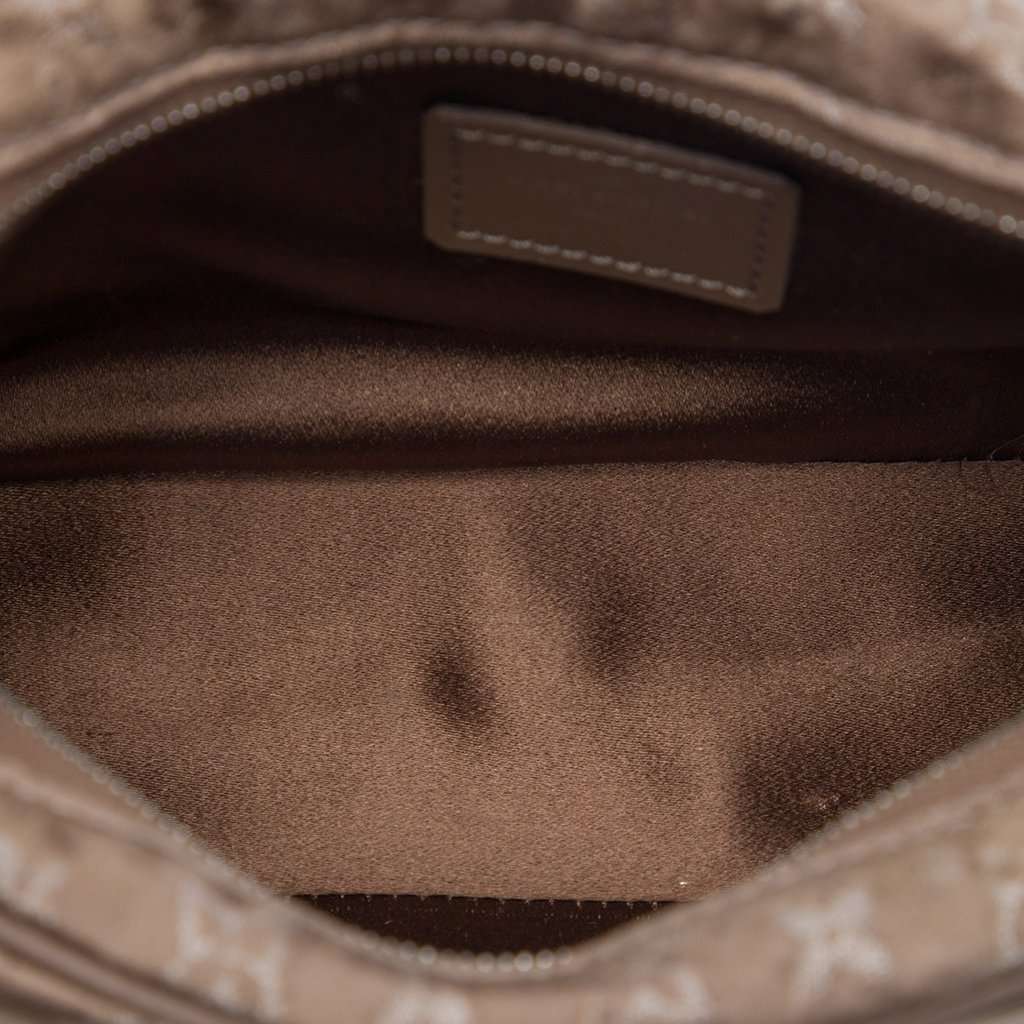 Louis Vuitton Monogram Mini Satin Boulogne Brown Very good condition - Model View
