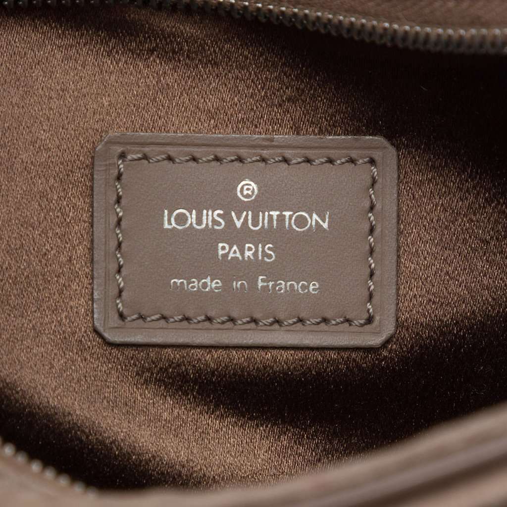 Louis Vuitton Monogram Mini Satin Boulogne Brown Very good condition - Box View
