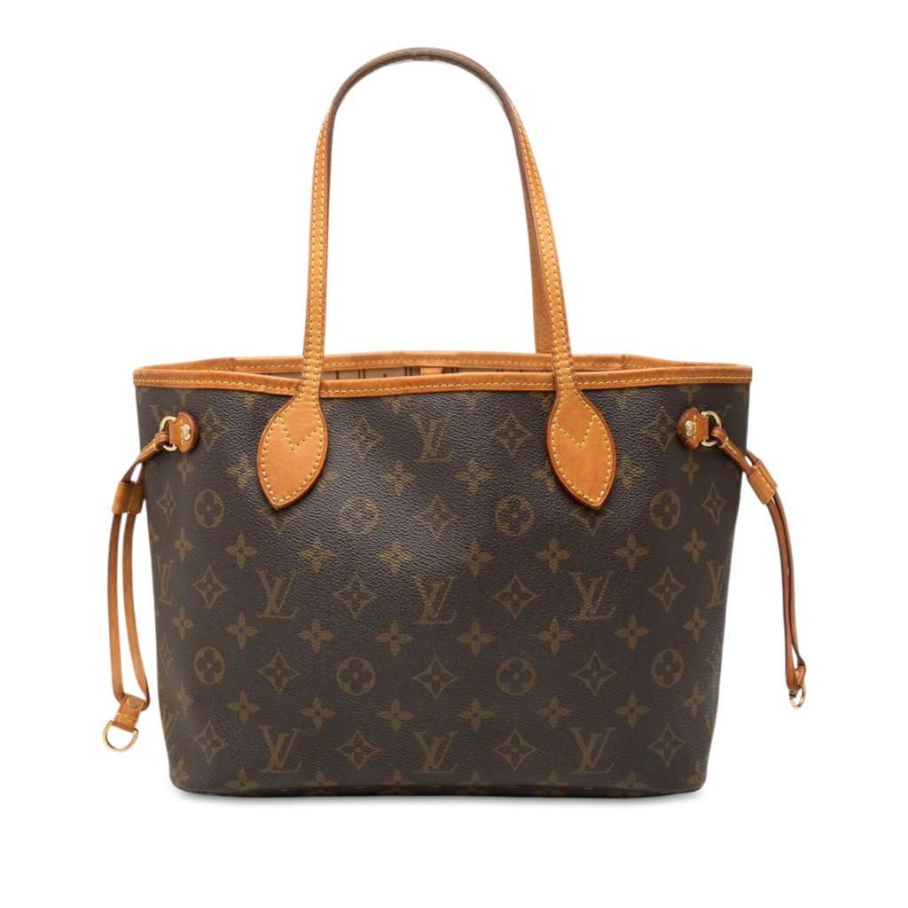 Louis Vuitton Monogram Neverfull PM Brown Very good - Front View