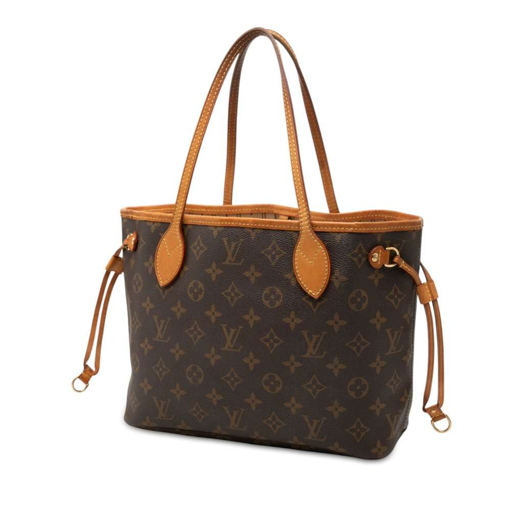 Louis Vuitton Monogram Neverfull PM Brown Very good - Back View