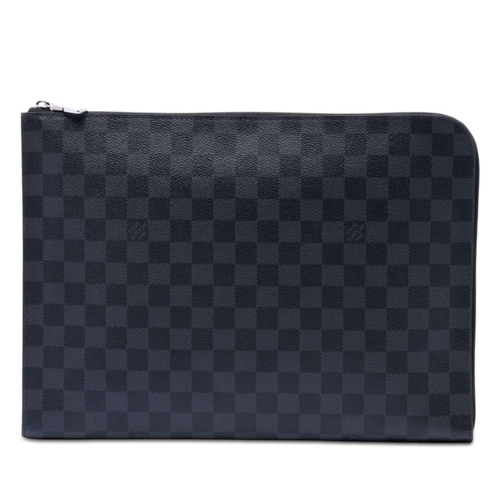 Louis Vuitton Damier Graphite Pochette Jour GM Black Very good condition - Front View