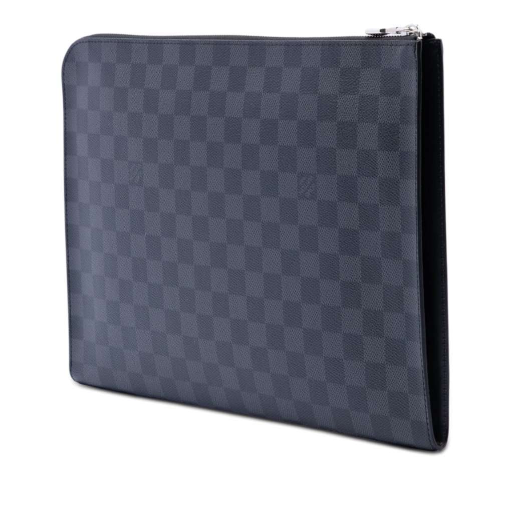 Louis Vuitton Damier Graphite Pochette Jour GM Black Very good condition - Back View