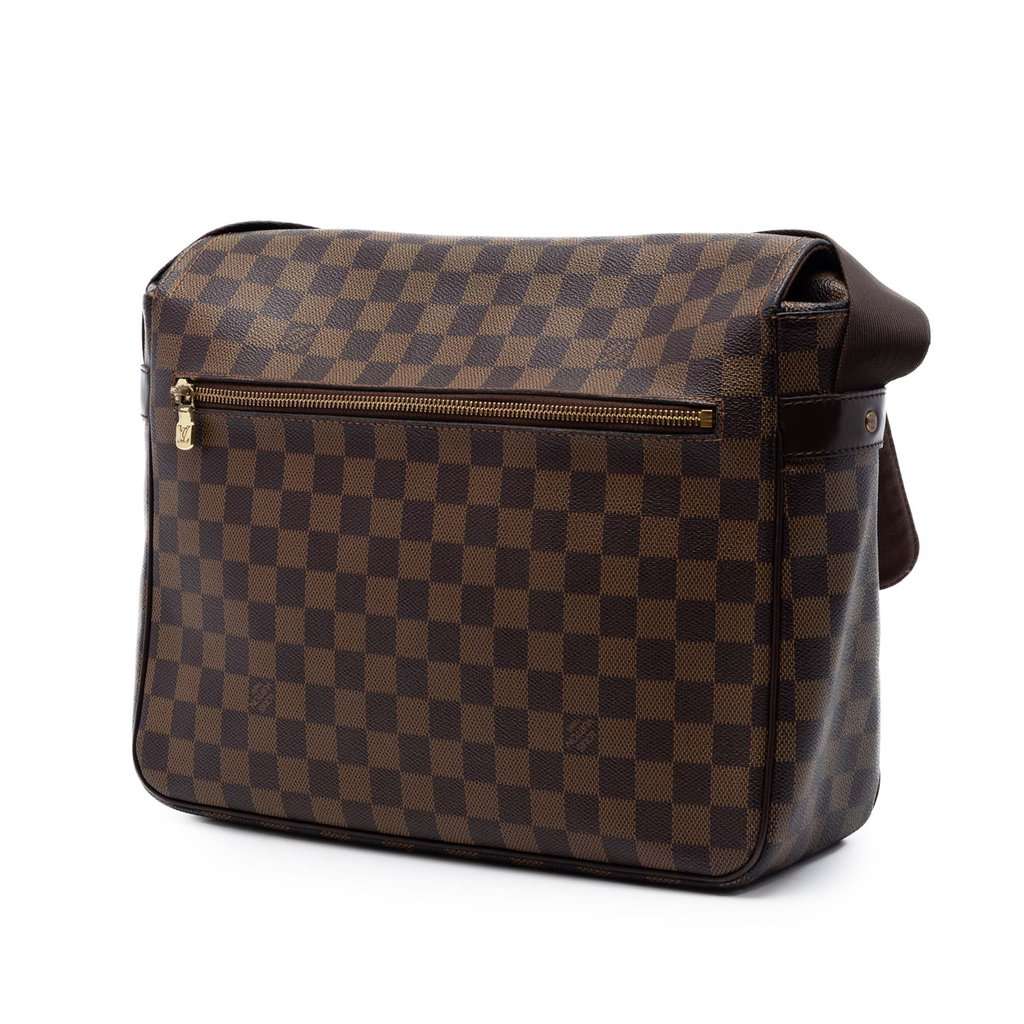 Louis Vuitton Damier Ebene Melville Brown Very good condition - Back View
