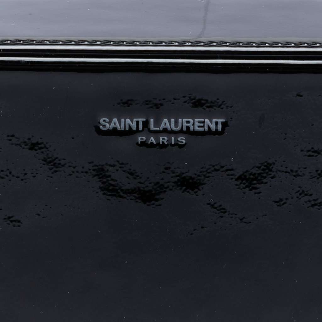 Saint Laurent Patent Camera Bag Black Leather Very good condition - Box View