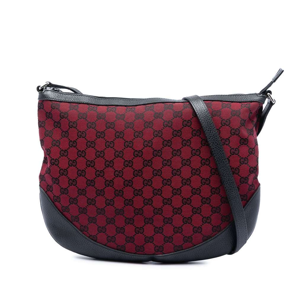 Gucci GG Canvas Crossbody Red Very good condition - Front View