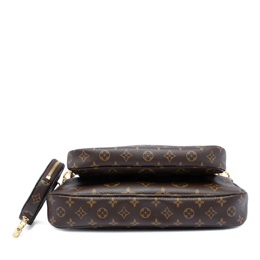 Louis Vuitton Monogram Multi Pochette Accessoires Brown Very good - Inside View