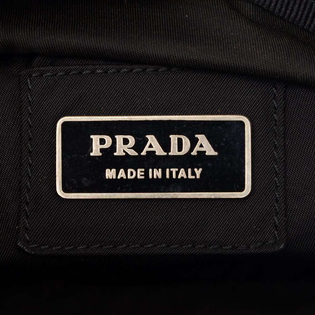 Prada Tessuto Belt Bag Black Very good - Box View