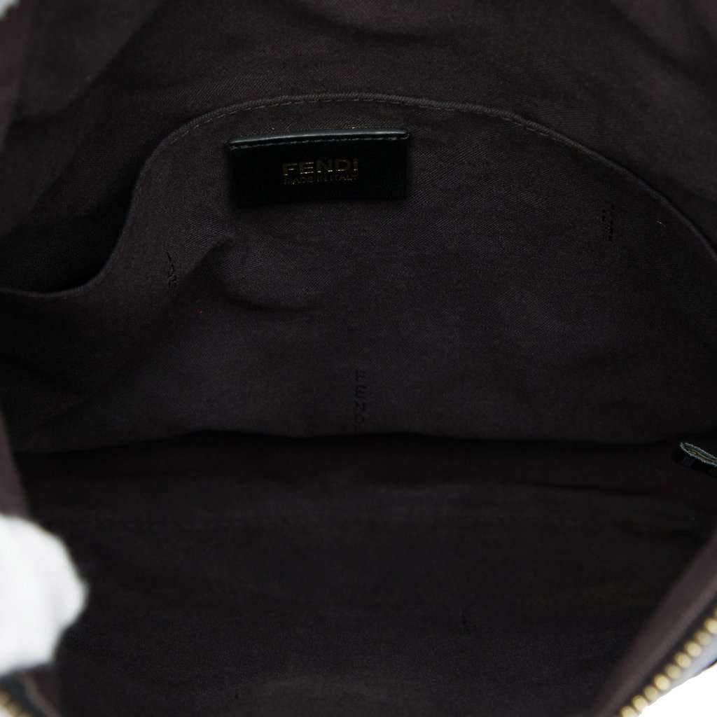 Fendi Multicolor Zucca Spalmati Forever Crossbody Black Very good - Model View