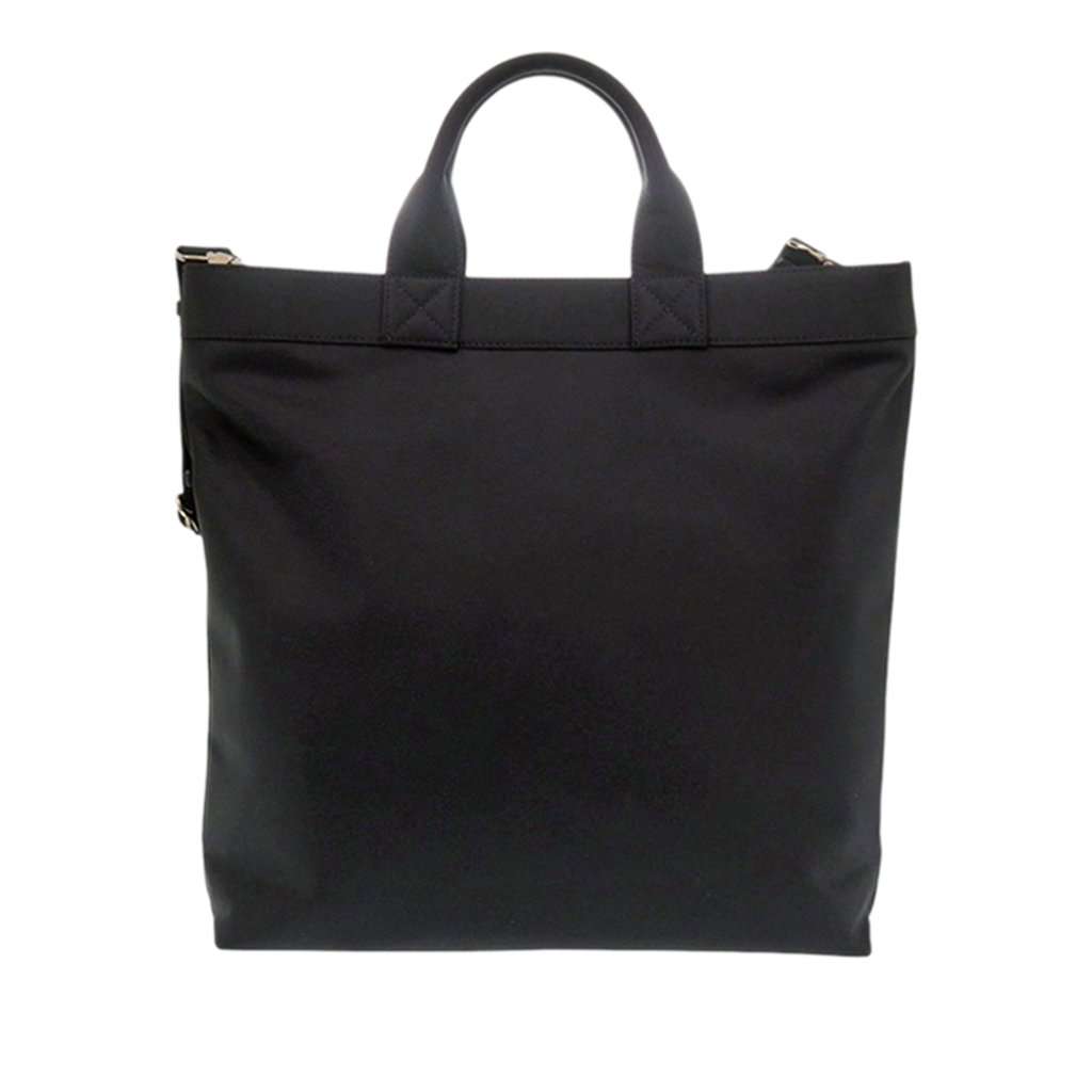 Burberry Econyl Nylon Logo Artie Convertible Tote Black Very good condition - Back View