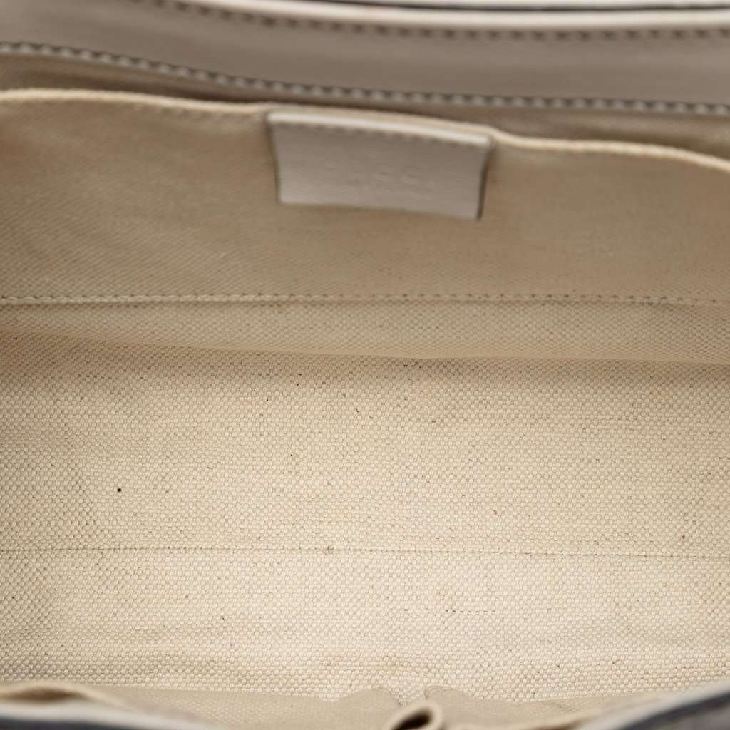 Gucci Medium Guccissima Emily Shoulder Bag White Leather Very good - Model View