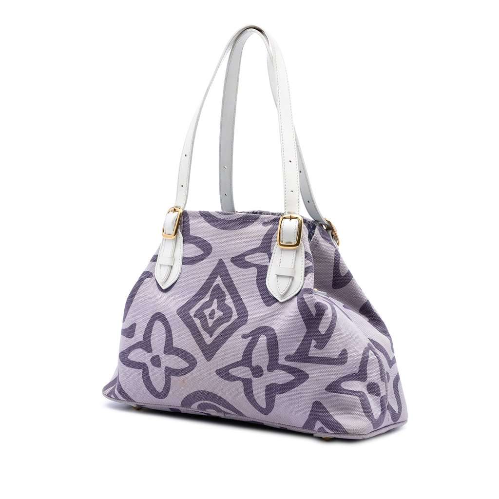 Louis Vuitton Monogram Tahitienne Cabas PM Purple Very good condition - Back View