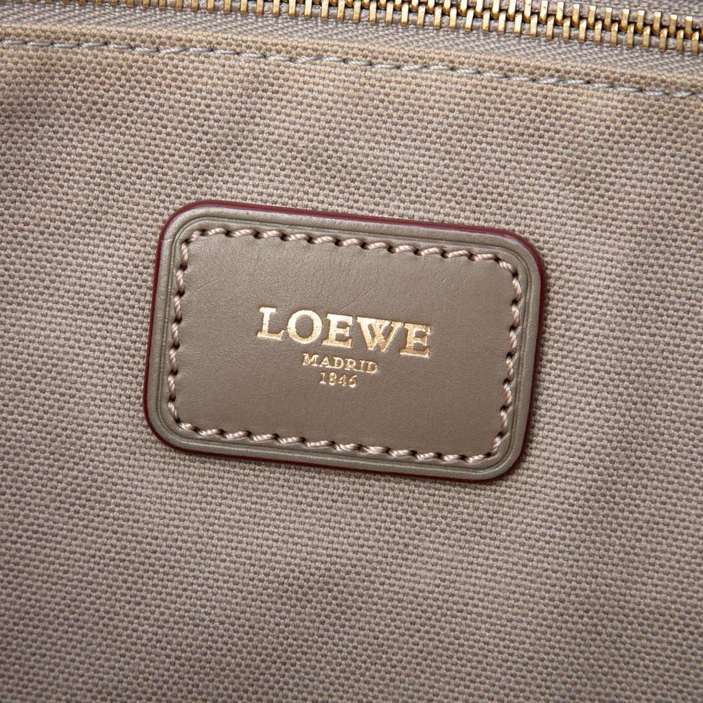 Loewe Anagram Coated Canvas Tote Silver Very good condition - Box View