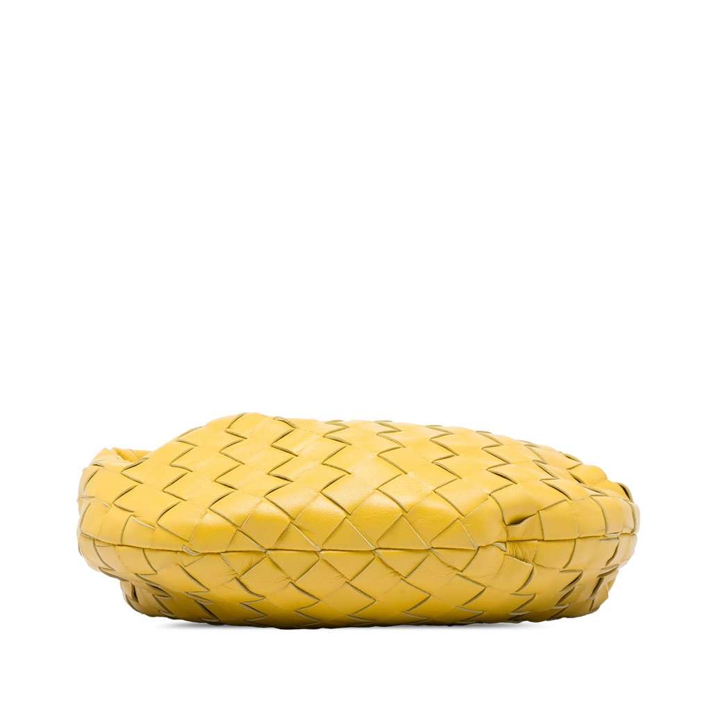 Bottega Veneta Mini Nappa Intrecciato Jodie Yellow Leather Very good condition - Inside View
