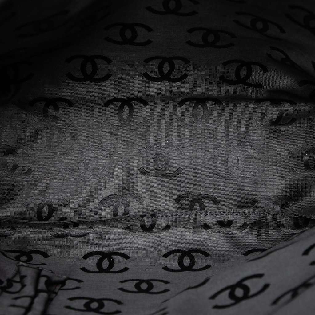 Chanel Pony Hair and Patent Mademoiselle Turnlock Tote Black Very good condition - Model View