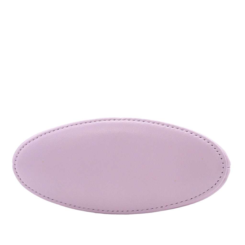 Chanel Micro Shiny Lambskin 31 Clutch with Chain Purple Leather Very good condition - Inside View