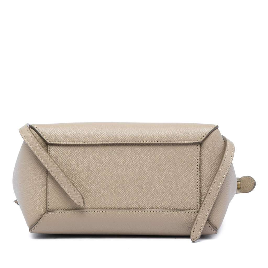 Celine Nano Grained Calfskin Belt Bag Beige Leather Very good - Inside View