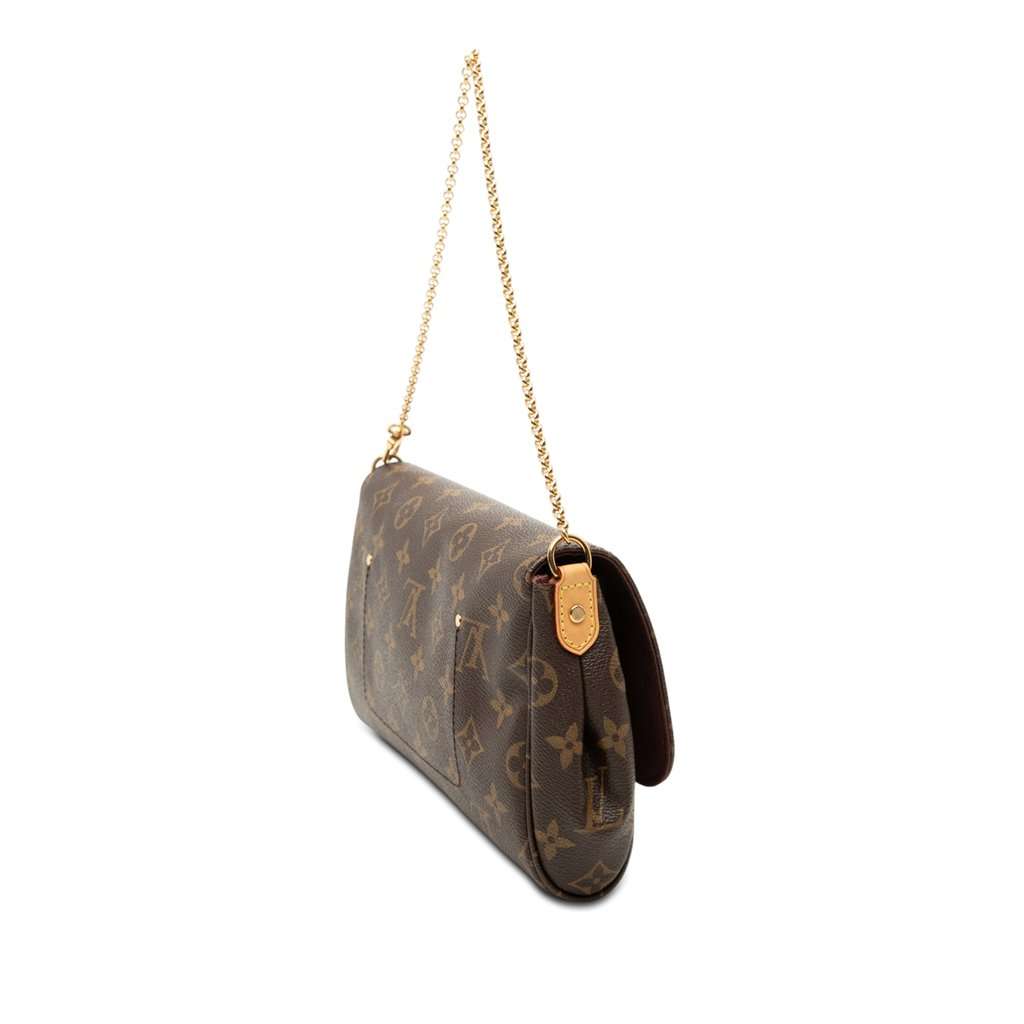 Louis Vuitton Monogram Favorite PM Brown Very good - Back View