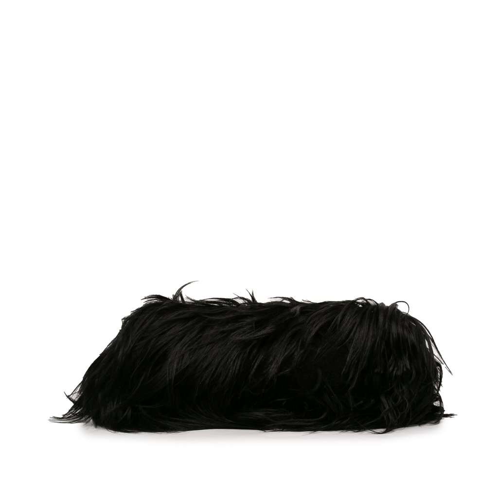 Miu Miu Fur Handbag Black Very good condition - Inside View