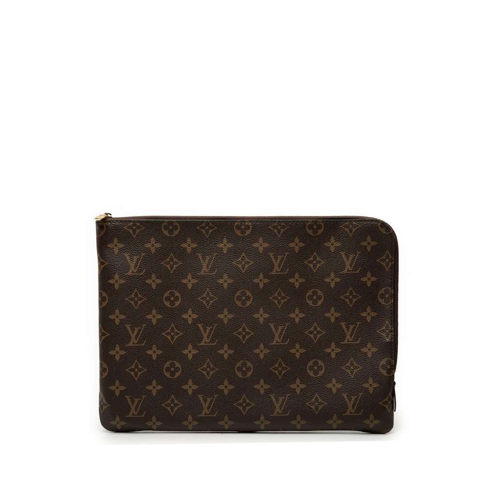 Louis Vuitton Monogram Etui Voyage MM Brown Very good - Front View