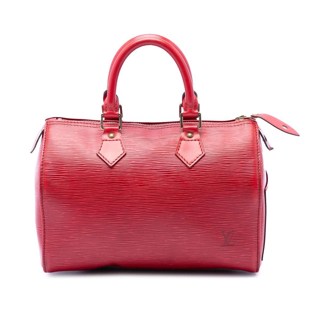 Louis Vuitton Epi Speedy 30 Red Leather Very good condition - Front View