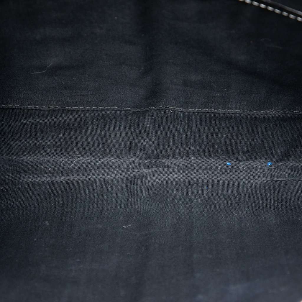Balenciaga Lambskin Bazar Clutch Black Leather Very good - Model View