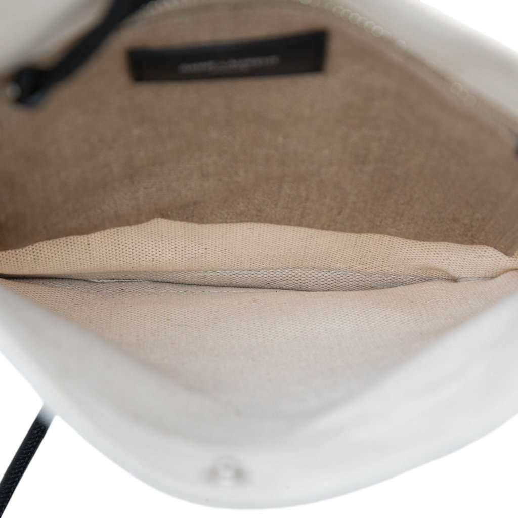 Saint Laurent Canvas Universite Flat Convertible Crossbody Brown Very good - Model View