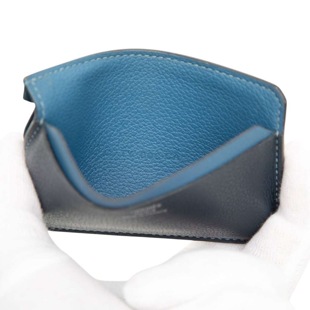 Hermès Evercolor City 4CC Card Holder MultiColor Leather Very good condition - Box View