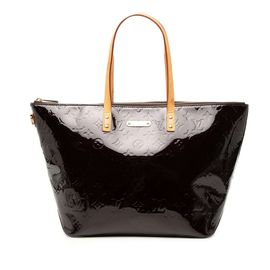 Louis Vuitton Monogram Vernis Bellevue GM Purple Leather Very good condition - Front View