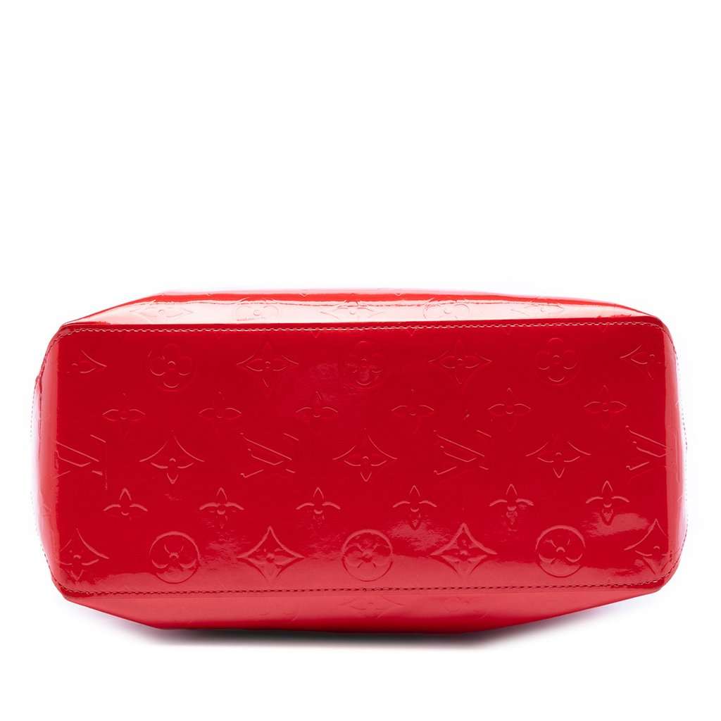 Louis Vuitton Monogram Vernis Reade MM Red Leather Very good condition - Inside View