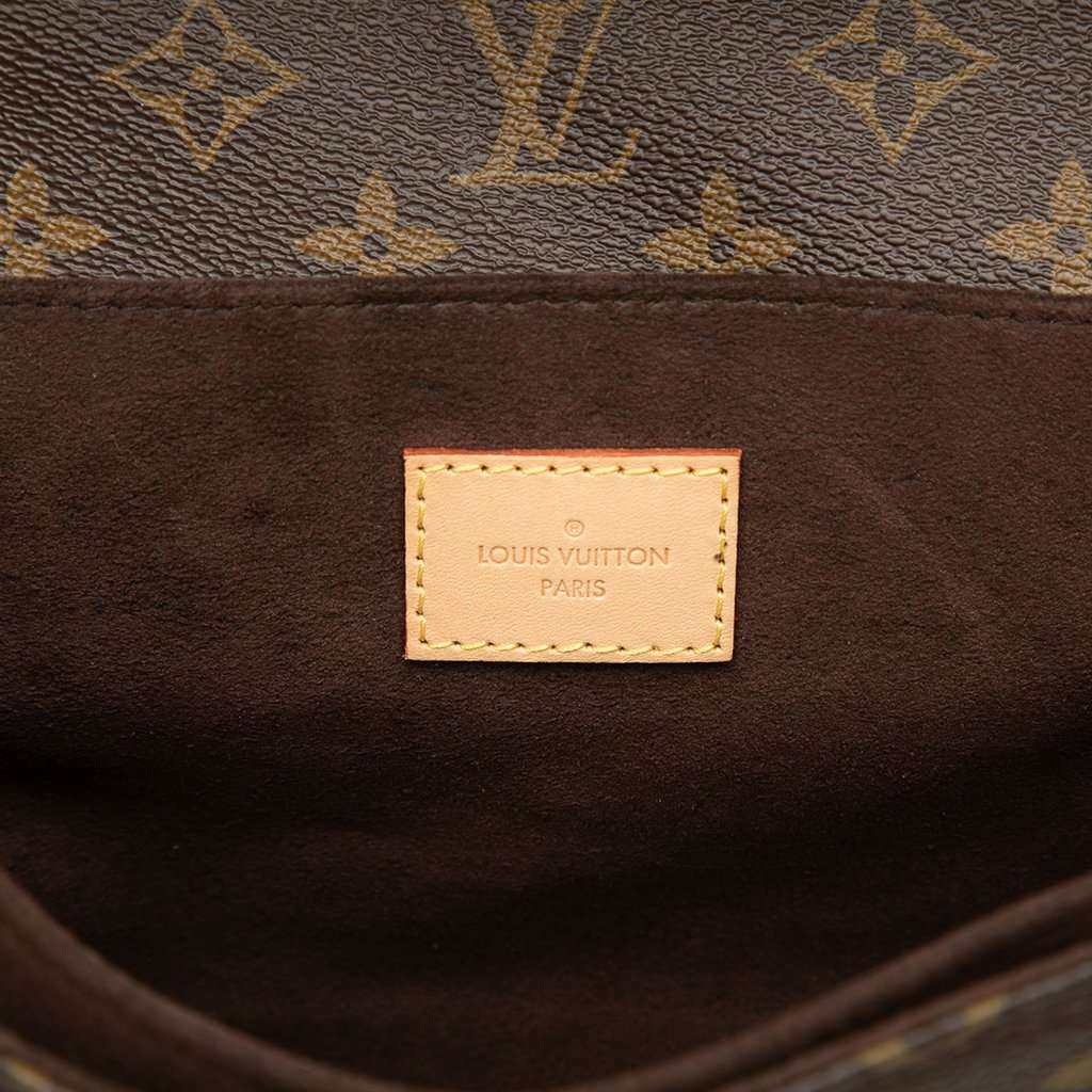 Louis Vuitton Monogram Pochette Metis Brown Very good condition - Box View