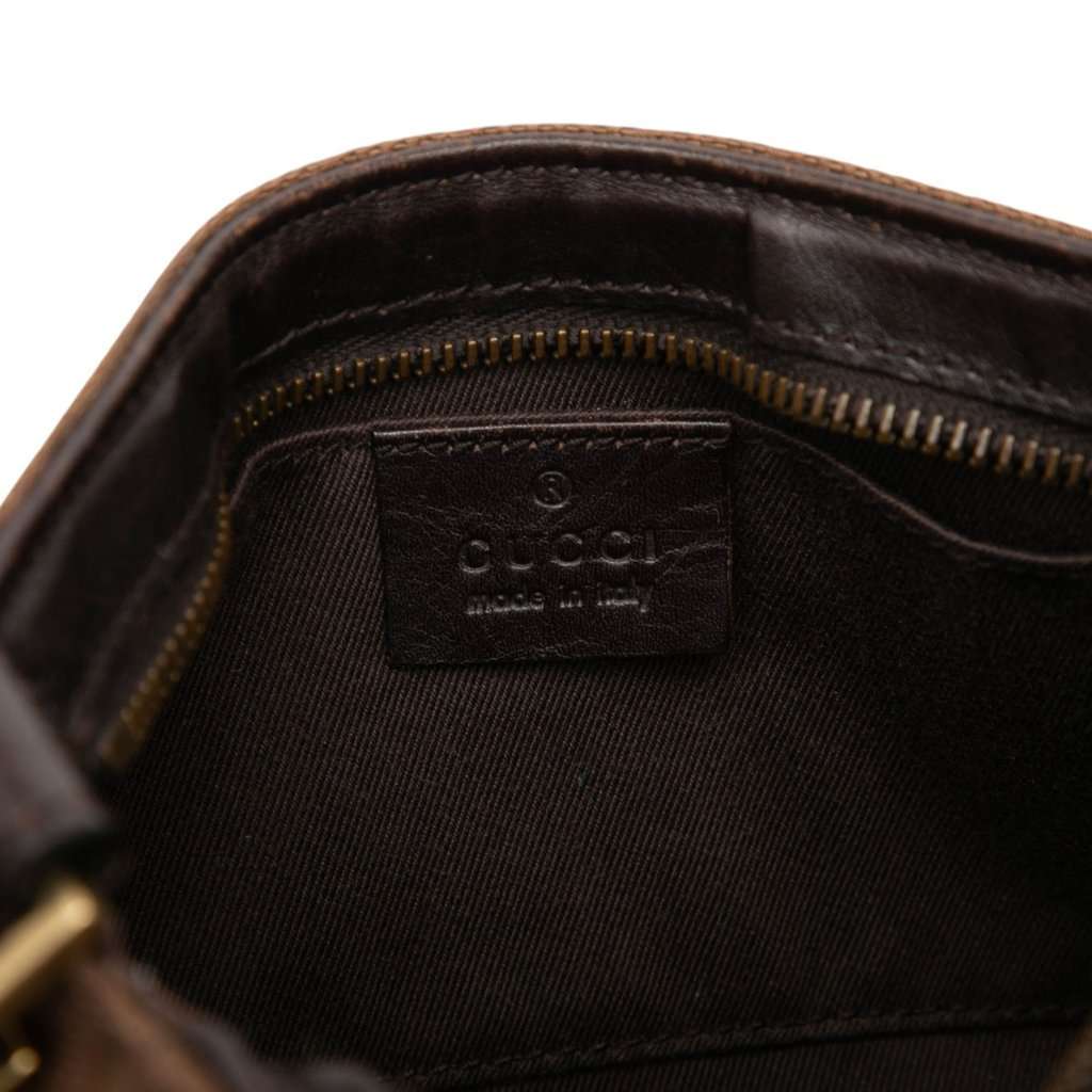 Gucci GG Canvas Handbag Brown Very good - Box View