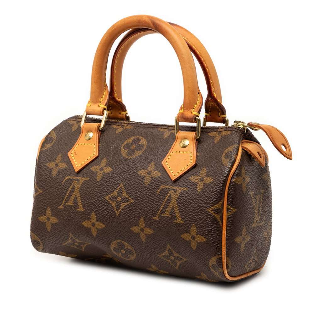 Louis Vuitton Monogram Mini Speedy HL Brown Very good condition - Back View
