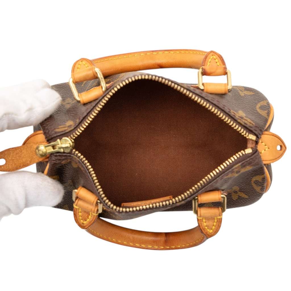 Louis Vuitton Monogram Mini Speedy HL Brown Very good condition - Model View