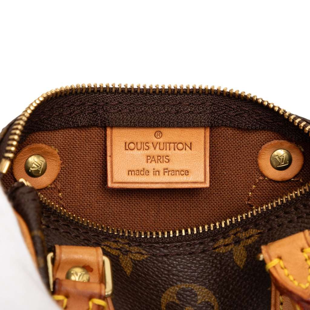 Louis Vuitton Monogram Mini Speedy HL Brown Very good condition - Box View