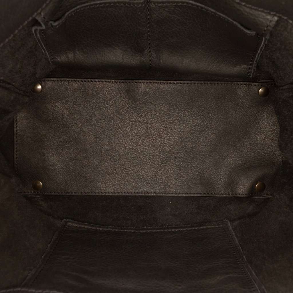 Balenciaga Calfskin Papier A6 Tote Black Leather Very good - Model View