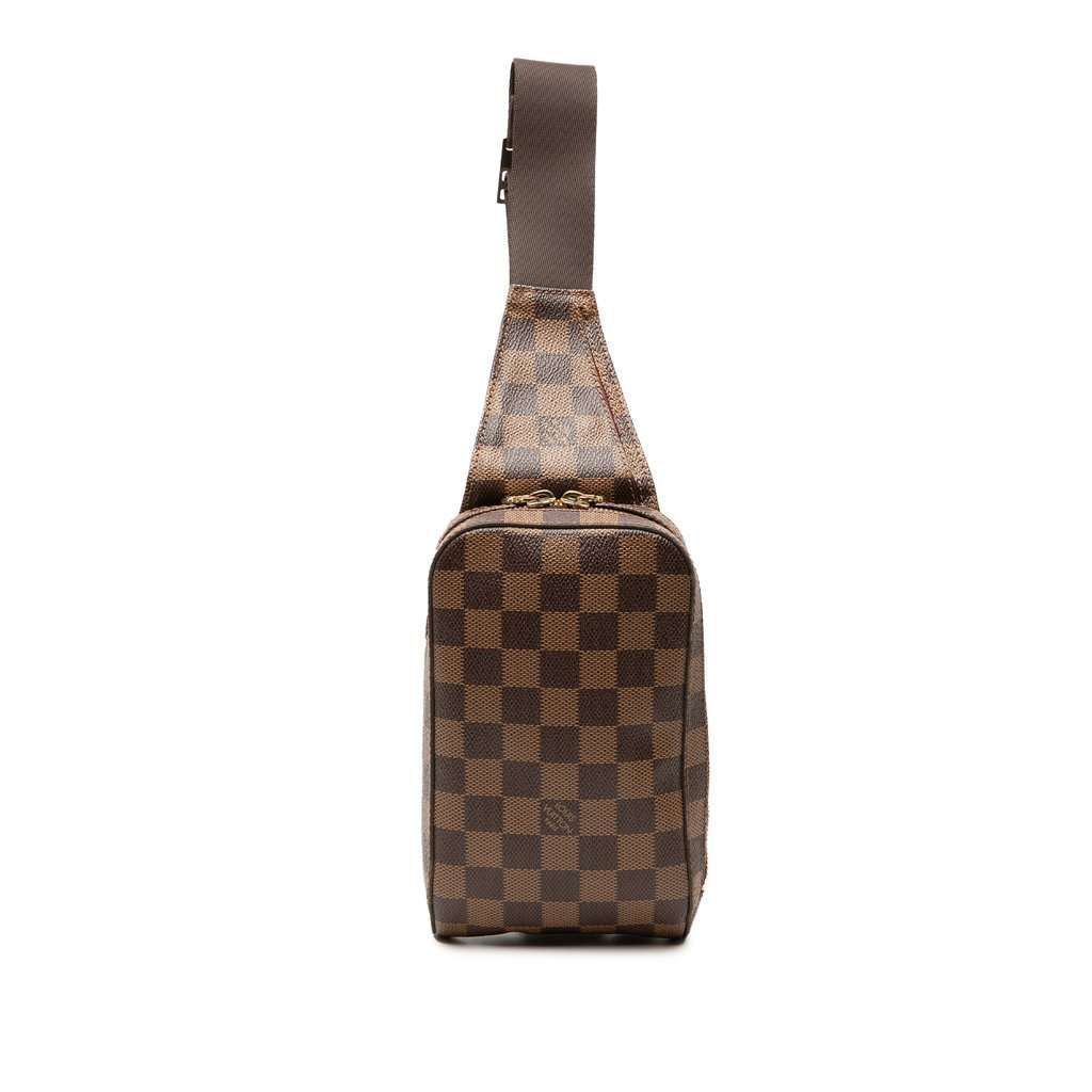 Louis Vuitton Damier Ebene Geronimos Brown Good - Front View
