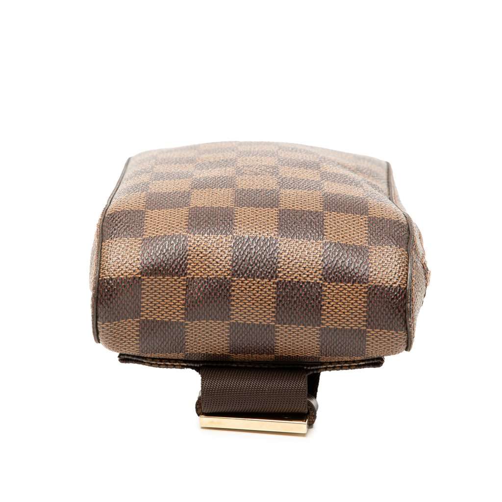 Louis Vuitton Damier Ebene Geronimos Brown Good - Inside View