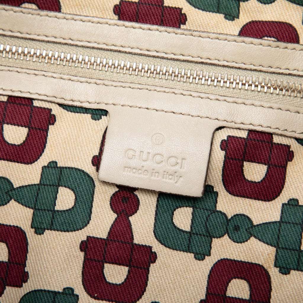 Gucci Guccissima Peggy Bamboo Satchel Brown Leather Very good condition - Box View