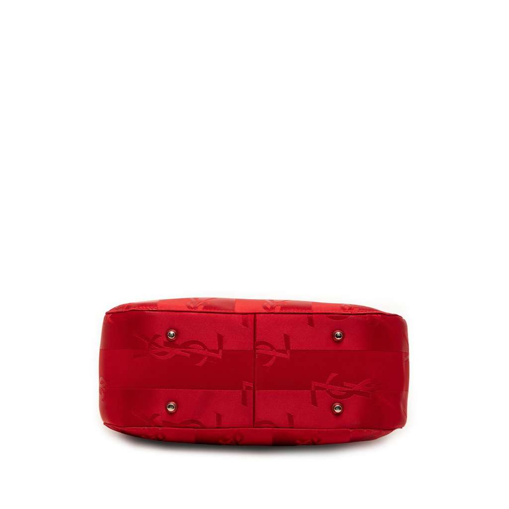 Saint Laurent Nylon Monogram Logo Shoulder Bag Red Very good condition - Inside View