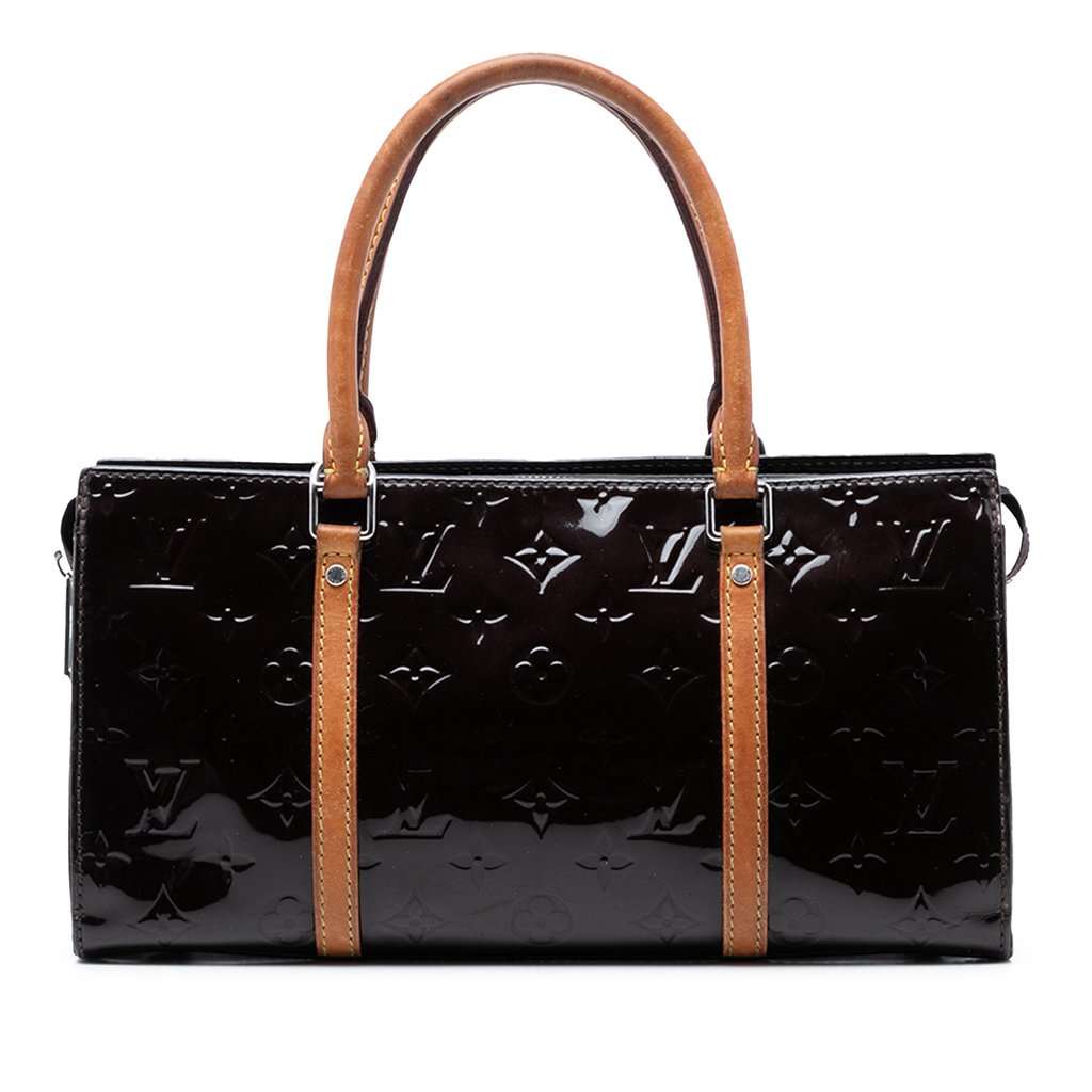 Louis Vuitton Monogram Vernis Neo Triangle Purple Leather Very good condition - Front View