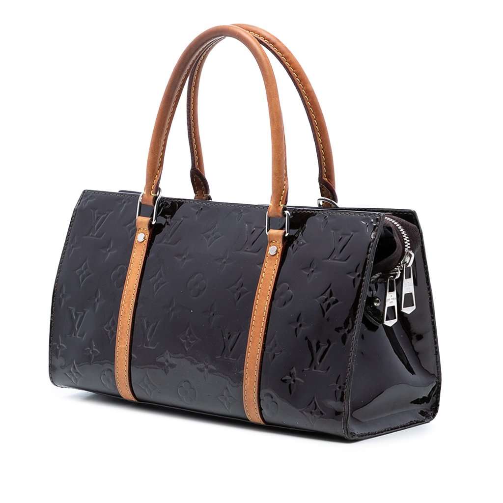 Louis Vuitton Monogram Vernis Neo Triangle Purple Leather Very good condition - Back View