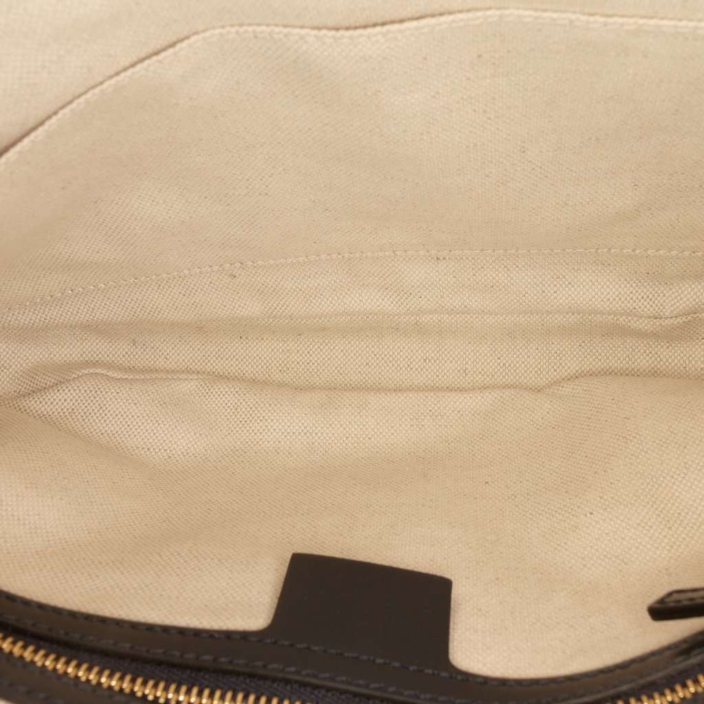 Gucci Small Bicolor Raffia Jackie 1961 Crossbody Brown Very good condition - Model View