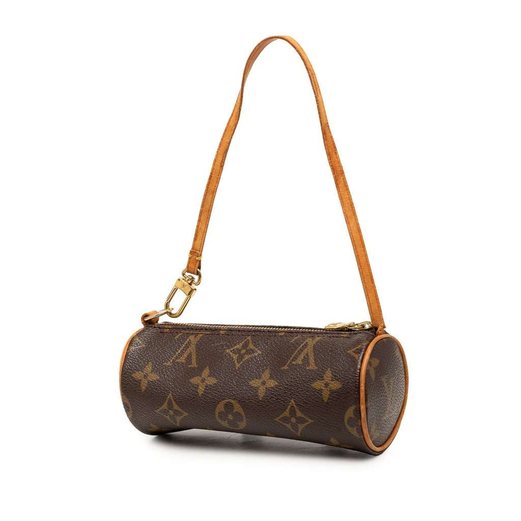 Louis Vuitton Monogram Papillon Pochette Brown Good condition - Back View