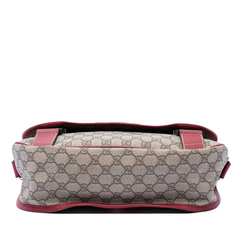 Gucci GG Supreme Web Crossbody Beige Very good - Inside View