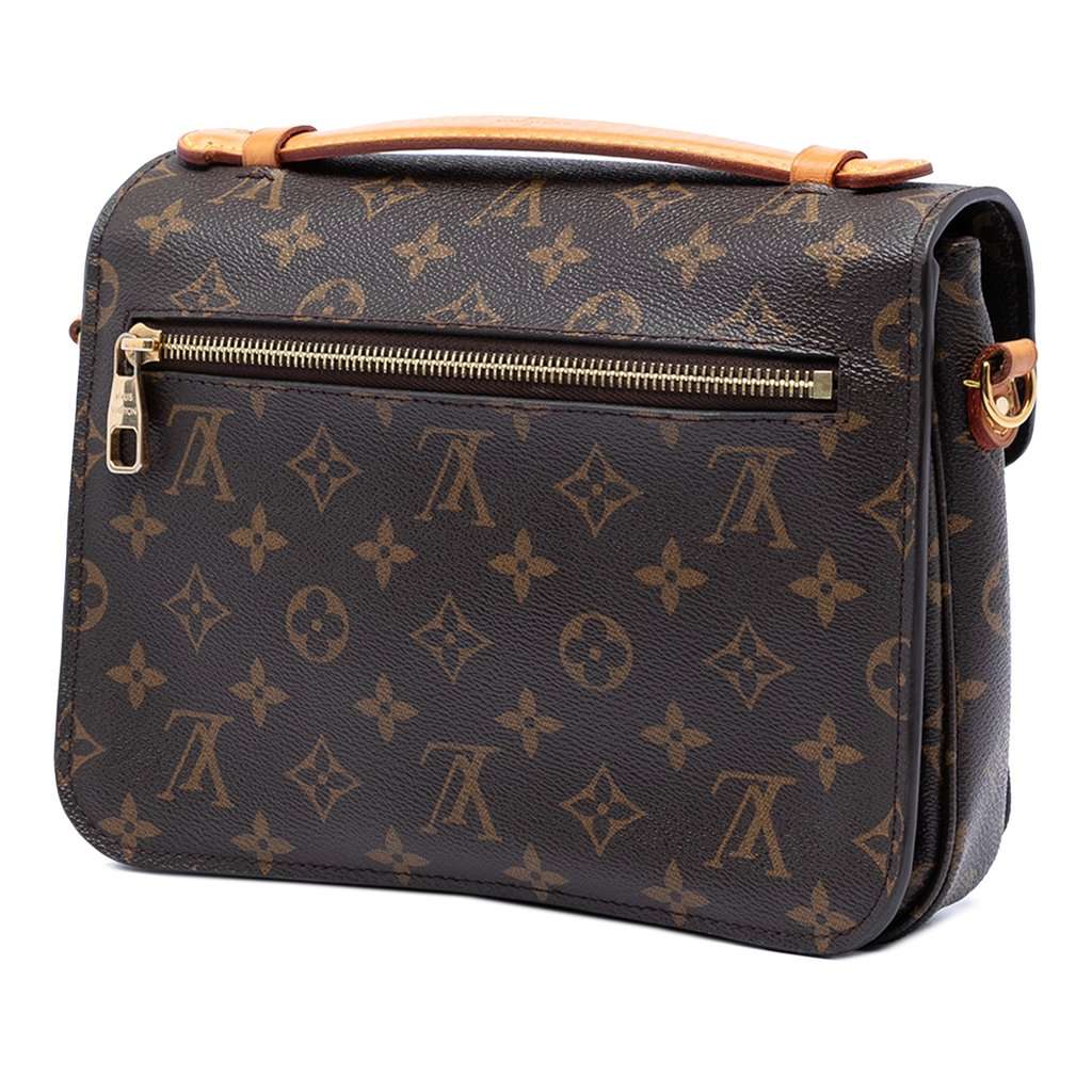 Louis Vuitton Monogram Pochette Metis Brown Very good condition - Back View