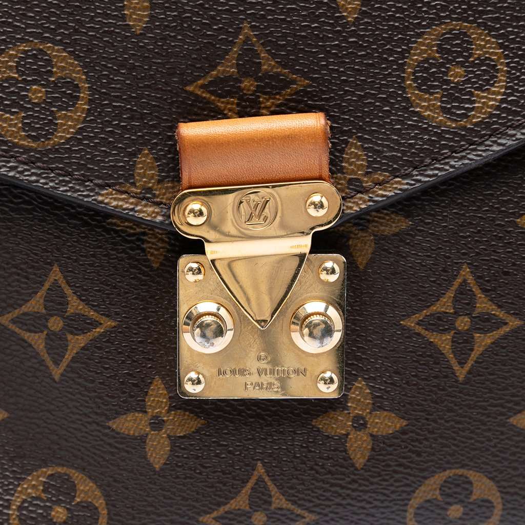 Louis Vuitton Monogram Pochette Metis Brown Very good condition - Box View