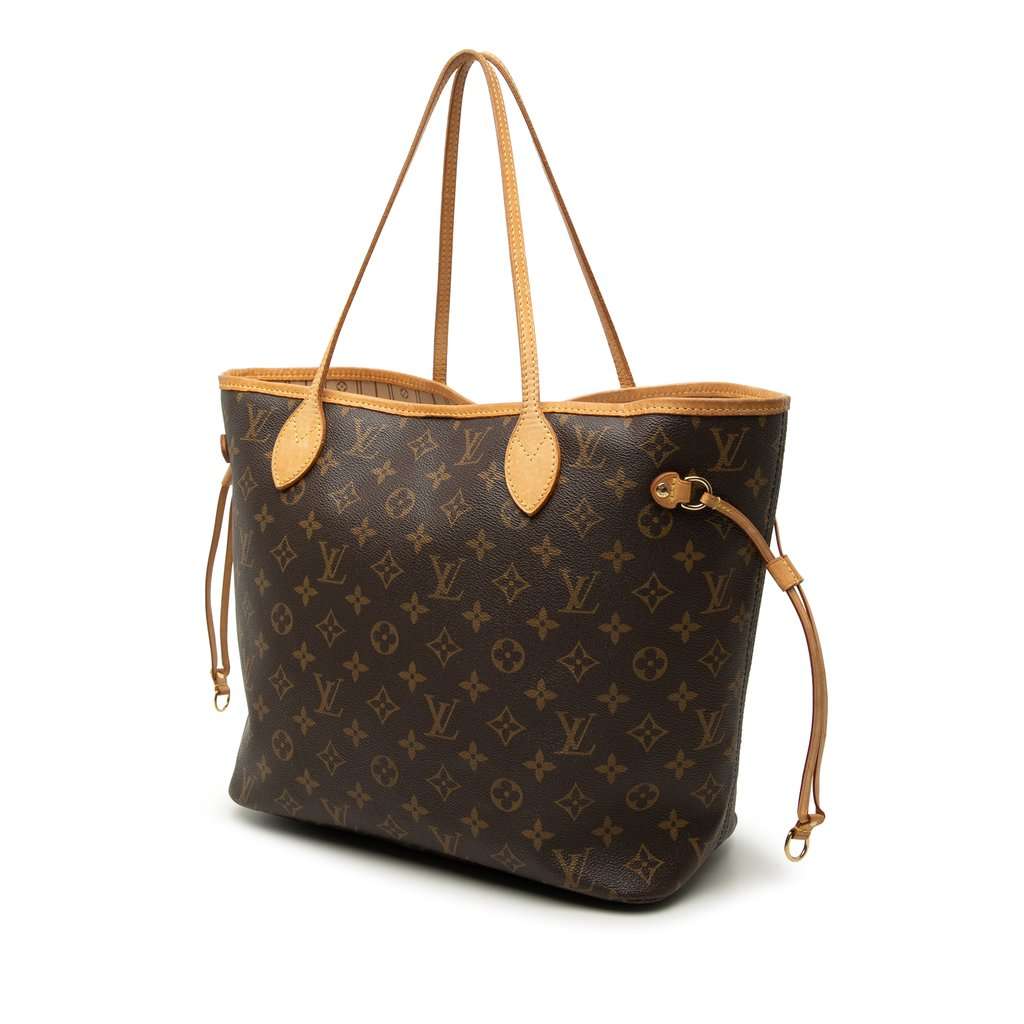 Louis Vuitton Monogram Neverfull MM Brown Very good condition - Back View
