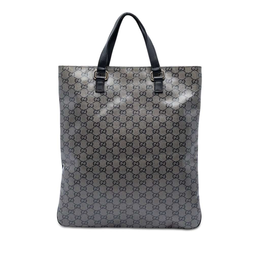Gucci GG Crystal Tote Grey Very good condition - Front View