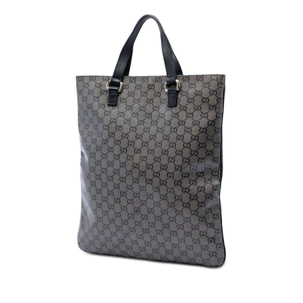 Gucci GG Crystal Tote Grey Very good condition - Back View